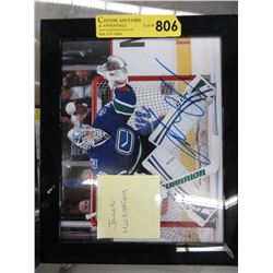 Autographed -  Jacob Markstrom framed photo