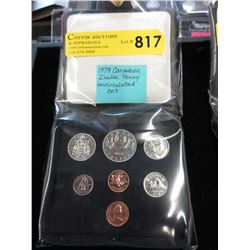1979 Canadian Double Penny Coin Set