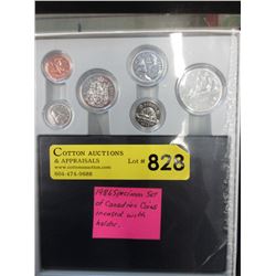 1986  Canadian Specimen Set with Case