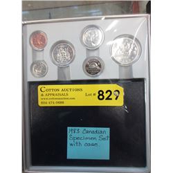 1983 Canadian Specimen Set with Case