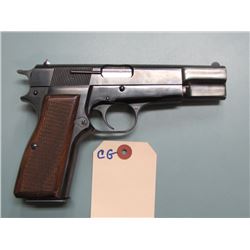 RESTRICTED:  Browning Arms Company; 9mm; Semi Auto; Pistol; c/w Holster & 5 extra clips; made in Bel