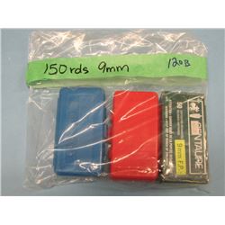 Lot 150 rnds 9mm Ammo