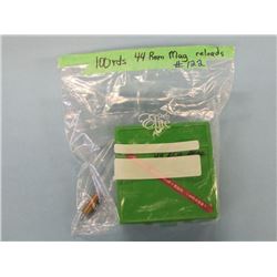 Lot 100 rnds 44 Rem Mag reloads