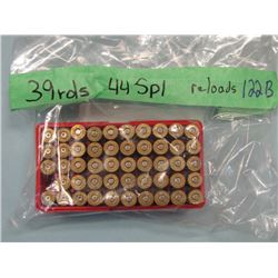 Lot 39 rnds 44 S+W Special