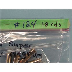 Lot 18 rnds 357 Live Ammo, 16 rnds 357 Brass