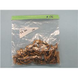 Bag of 100 rnds 38 Spl Brass