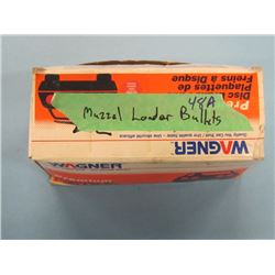 Box with muzzel loader bullets