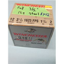 Box 25 rds 12 GA 3.5" steel shotgun shells