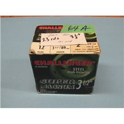 Part box 23 rnds 12 GA 3.5" ammo