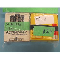 Lot 45 rnds assorted 12 GA 2 3/4  ammo