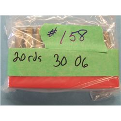 LOT 20 RNDS 30-06 AMMO