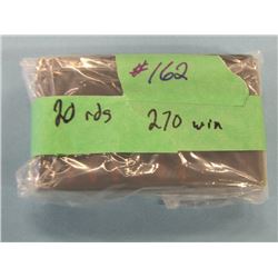 LOT 20 RNDS .270 AMMO