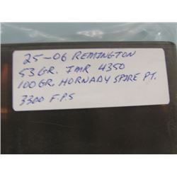 LOT 20 RNDS 25-06 AMMO