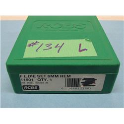 RCBS FL DIE SET # 11501 -- 6MM REM MAG