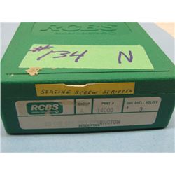 RCBS FL DIE SET # 1403 SMALL BASE DIE SET -- .280 REM ( SEATING SCREW STRIPPED)