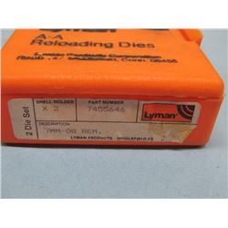 LYMAN 2 DIE SET --  7MM - 08