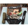 Image 1 : BOX LOT FANNY PACK, GOOGLES, SLINGS, ETC