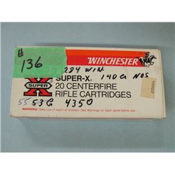 LOT 20 RNDS RELOAD AMMO .284 WIN