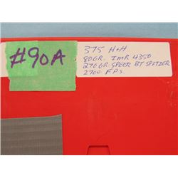 LOT 20 RNDS 375 H&H RELOAD AMMO