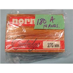 LOT 14 RNDS .270 AMMO