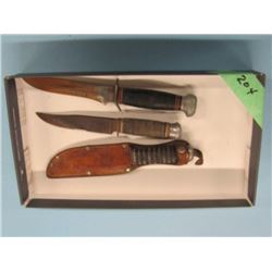 LOT 3 HUNTING KNIVES