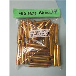 416 REM BRASS 38 NEW 10 FIRED