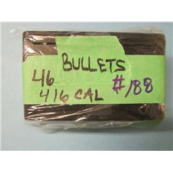 46 PCS 416 CAL BULLETS