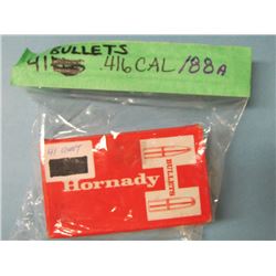 41 PCS 416 CAL BULLETS