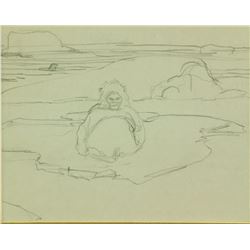 Franz Johnston Pencil on Paper Canada 1888-1949