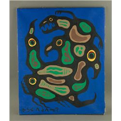 Norval Morrisseau Acrylic on Canvas 1932-2007