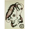 Image 1 : Norval Morrisseau Acrylic on Paper Canad1932-2007