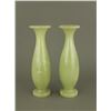 Image 2 : Pair Chinese Celadon Hardstone Vases