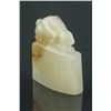Image 1 : Chinese White Shoushan Stone Carved Rabbit Seal