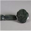 Image 3 : Chinese Spinach Green Jade Ruyi Scepter
