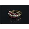Image 1 : 10K Gold Ruby & Diamond Ring CRV $900