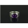 Image 5 : 4 Pc Silver Rings Jade, Ruby, Claret, Amethyst
