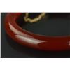 Image 4 : Pair Chinese Agate With Gilt Clasp Bangles