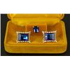 Image 1 : 3 Pieces Set Gemstone Men's Cuff Links & Tie Clip
