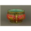 Image 2 : Chinese Gilt Double Handled Porcelain Censer