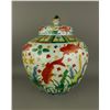 Image 1 : Wucai Fish Porcelian Jar w/ Cover Ming Jiajing MK
