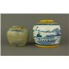 Image 1 : Two Pieces Blue & White Porcelain Ginger Jars