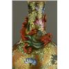 Image 4 : Fine Gilt Famille Rose Porcelain Vase Qianlong MK