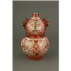 Image 3 : Copper Red Double Gourd Porcelain Vase Qianlong MK