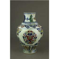 Chinese Doucai Porcelain Vase Ming MK