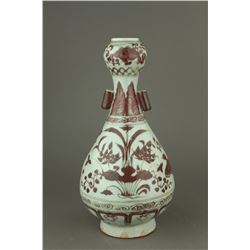 Chinese Copper Red Porcelain Vase