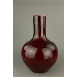 Copper Red Large Porcelain Vase Yongzheng MK
