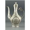 Image 1 : Chinese Silver Ewer w/ Cover Qianlong Mk