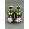 Image 1 : Four Pieces of Chinese Cloisonne Bronze Vases
