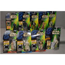 Selection of 1990's Star Wars  The Power of the Force  collectible figures including Bespin Hans Sol