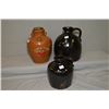 Image 1 : Three stoneware jugs Oriental ginger and vinegar etc.